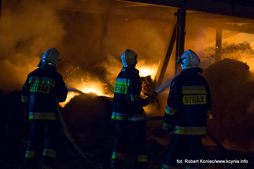Nocne podpalenie? W Górkach głośno o pożarze