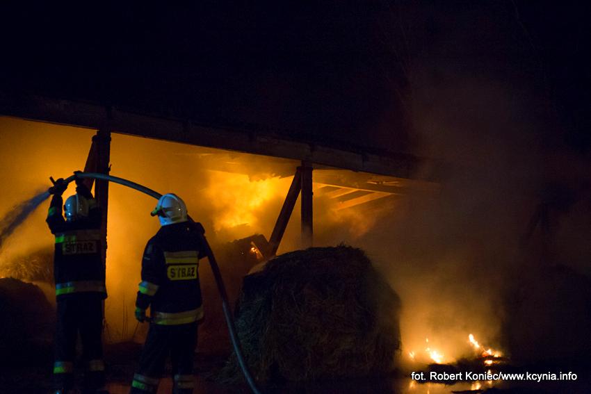 Nocne podpalenie? W Górkach głośno o pożarze