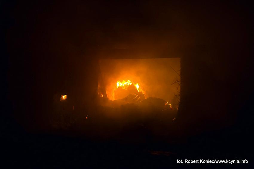 Nocne podpalenie? W Górkach głośno o pożarze