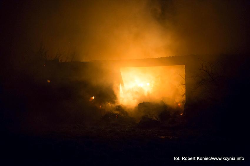Nocne podpalenie? W Górkach głośno o pożarze