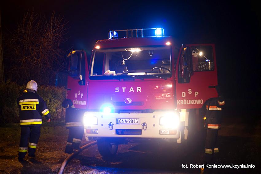 Nocne podpalenie? W Górkach głośno o pożarze