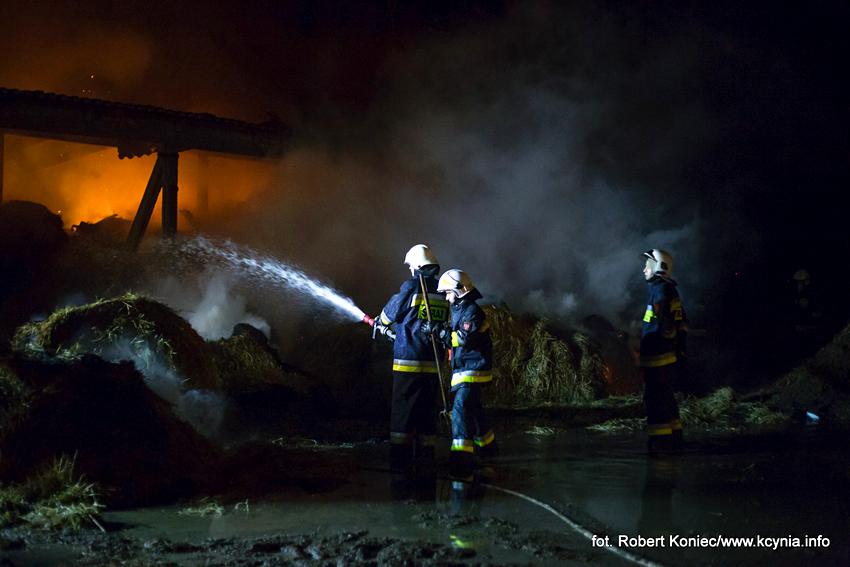Nocne podpalenie? W Górkach głośno o pożarze