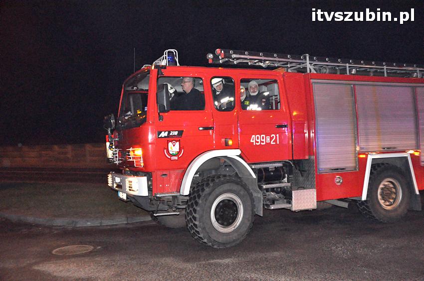 Pożar domu jednorodzinnego w Szubinie