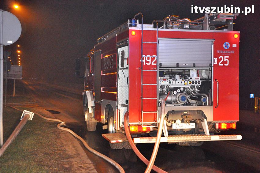 Pożar domu jednorodzinnego w Szubinie