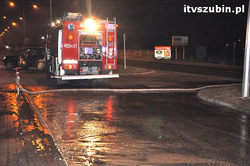 Pożar domu jednorodzinnego w Szubinie