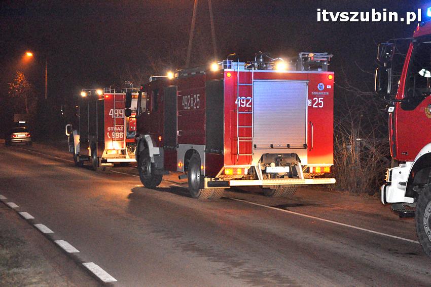 Dwie interwencje strażaków za jednym wyjazdem