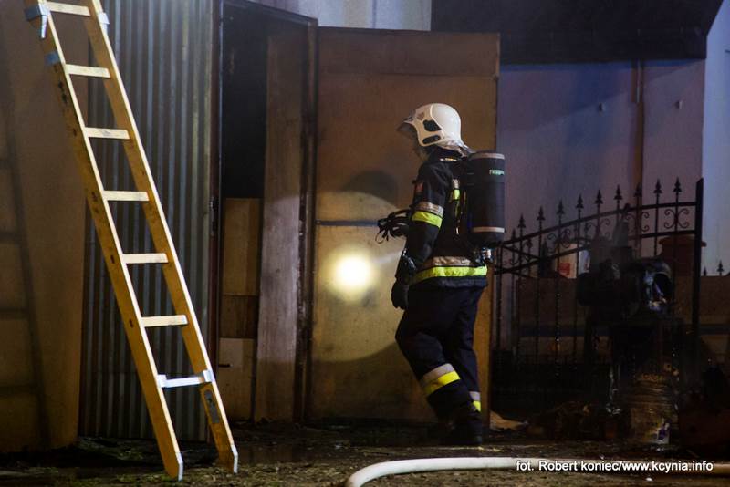 Na szczęście ogień się nie rozprzestrzenił