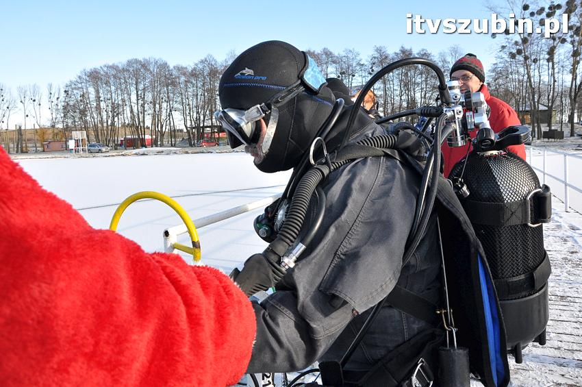 Noworoczne nurkowanie w Wąsoszu
