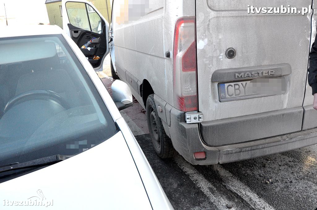 Kolizja trzech pojazdów w Szubinie