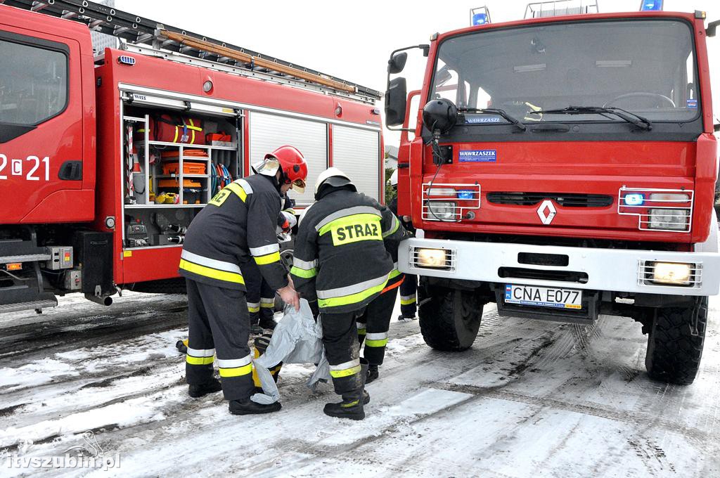 Niecodzienna akcja strażaków w Kowalewie