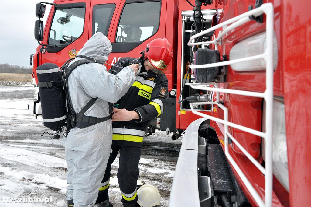 Niecodzienna akcja strażaków w Kowalewie