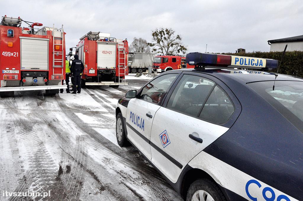 Niecodzienna akcja strażaków w Kowalewie