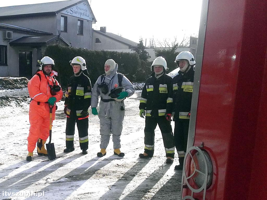 Niecodzienna akcja strażaków w Kowalewie