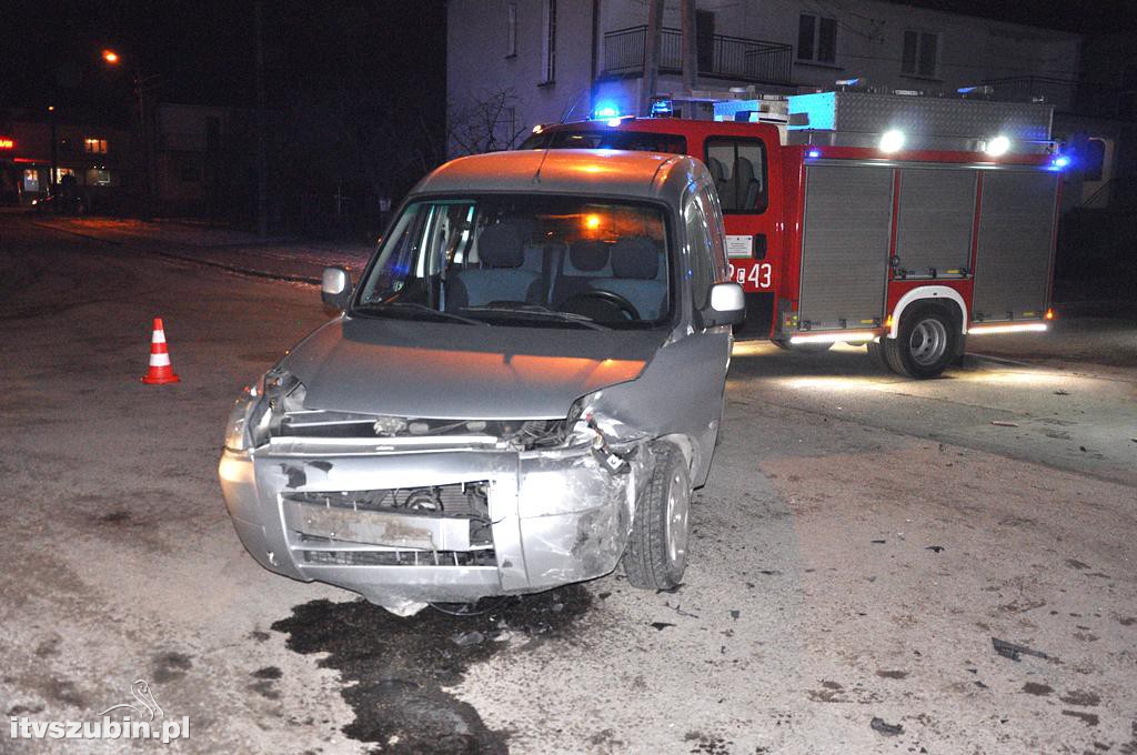 Kolizja w Szubinie na Mickiewicza