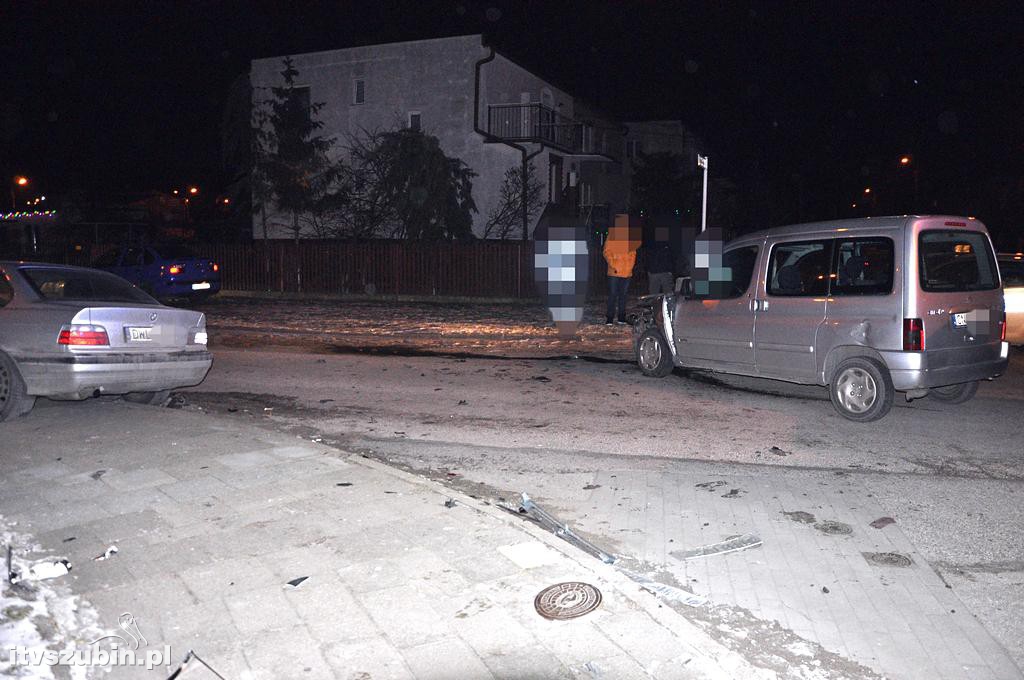 Kolizja w Szubinie na Mickiewicza