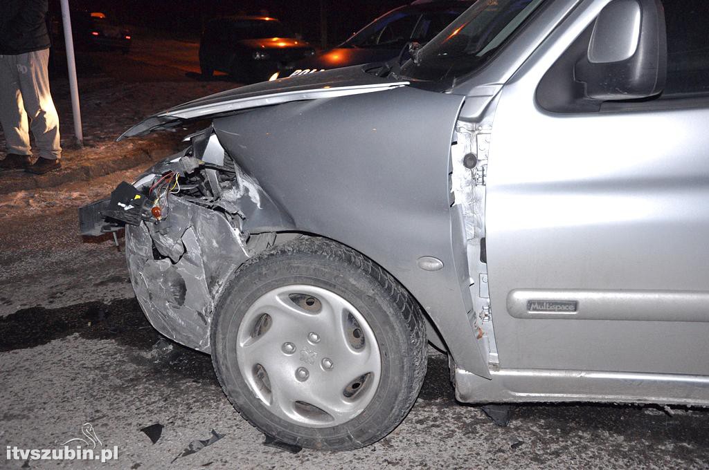 Kolizja w Szubinie na Mickiewicza