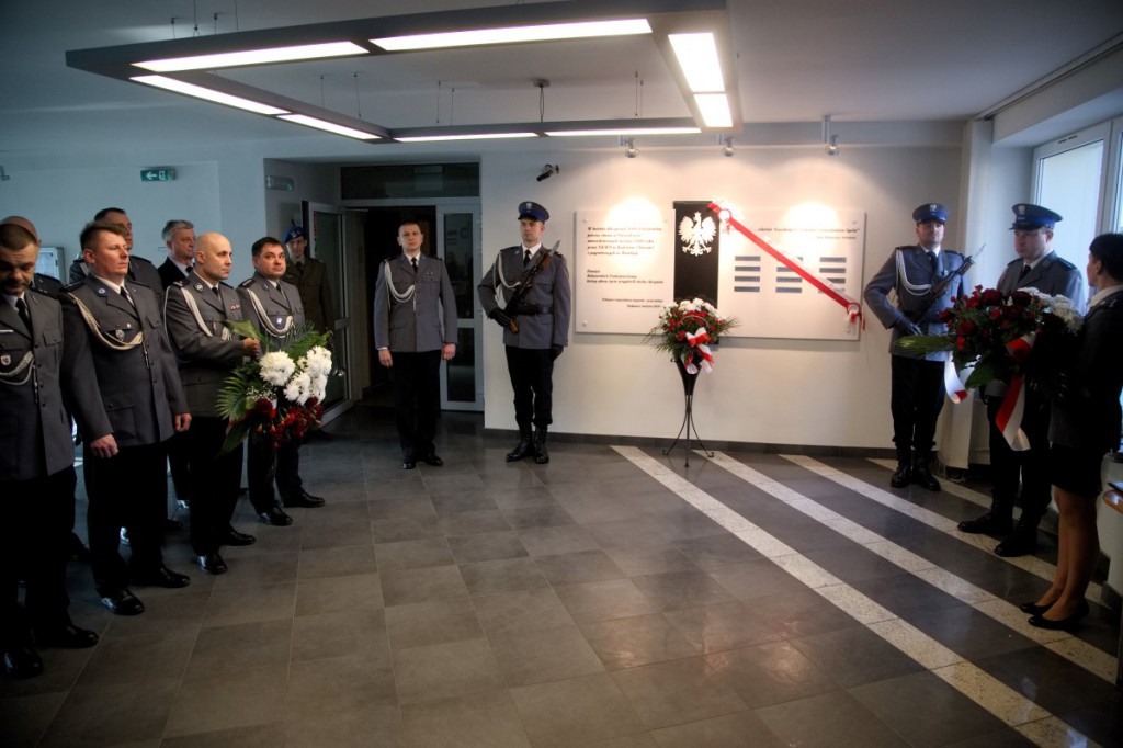 Nazwisko sierż. szt. K.Kurdelskiego umieszczono na Tablicy Pamięci