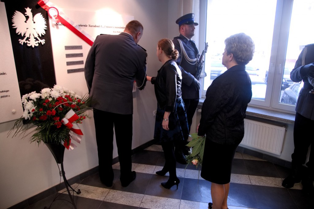 Nazwisko sierż. szt. K.Kurdelskiego umieszczono na Tablicy Pamięci