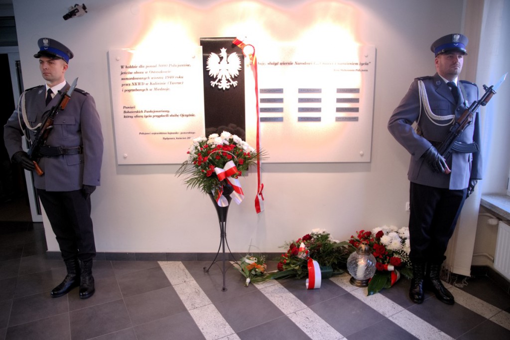 Nazwisko sierż. szt. K.Kurdelskiego umieszczono na Tablicy Pamięci