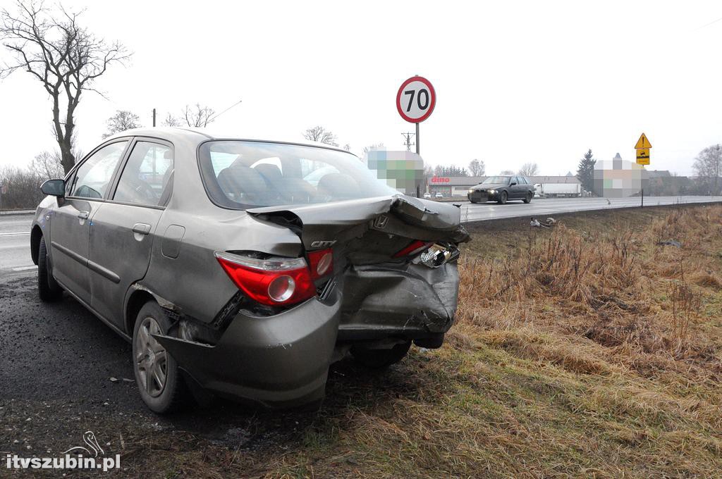 Poranna kolizja w Rynarzewie