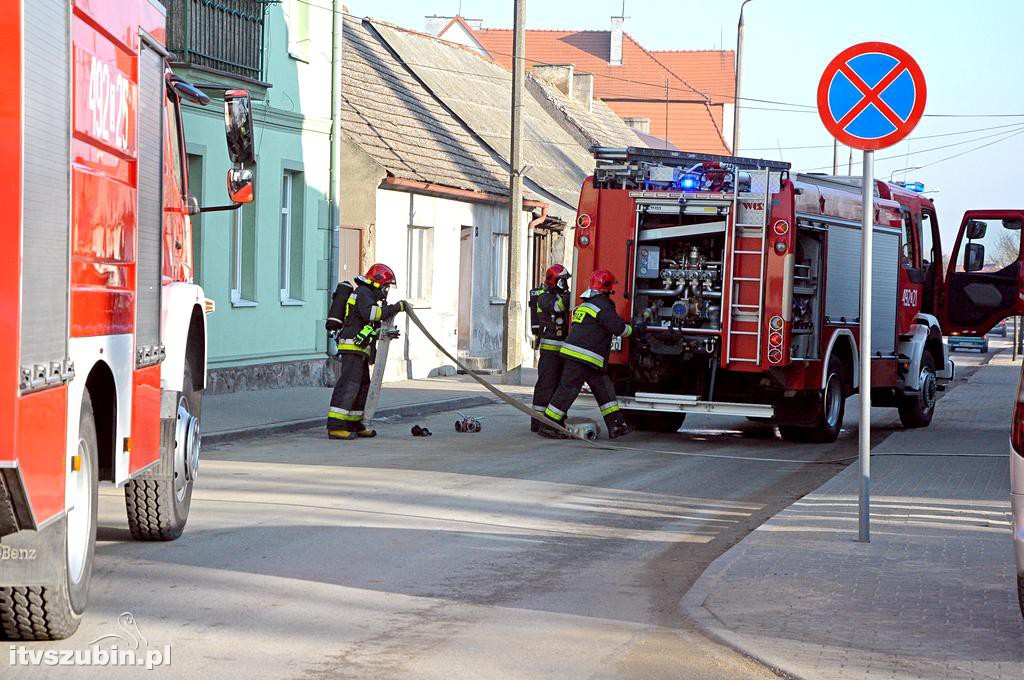 Zadymienie kamienicy w Szubinie