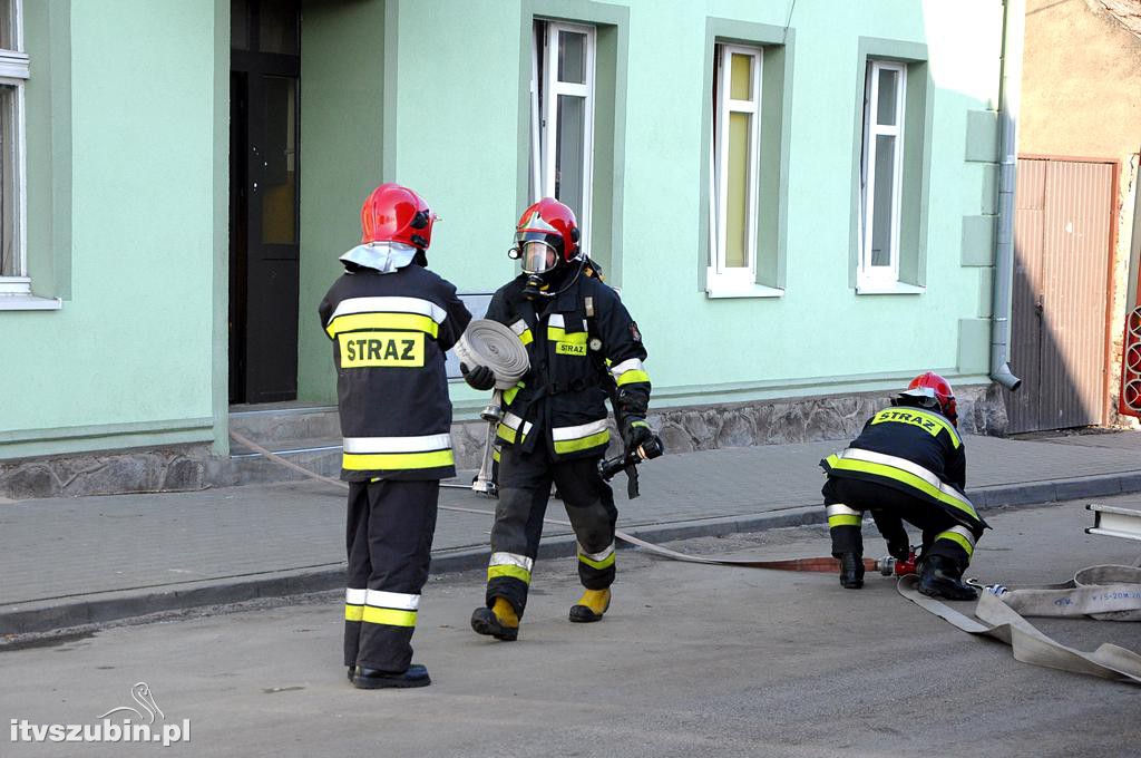 Zadymienie kamienicy w Szubinie
