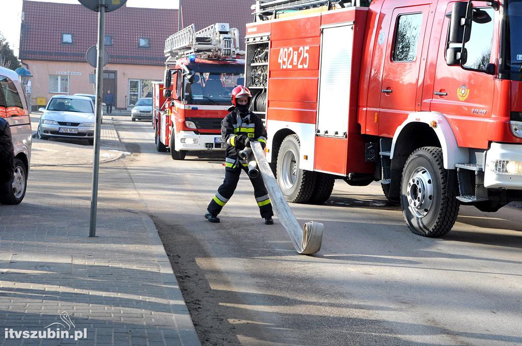 Zadymienie kamienicy w Szubinie