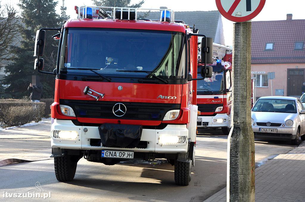 Zadymienie kamienicy w Szubinie