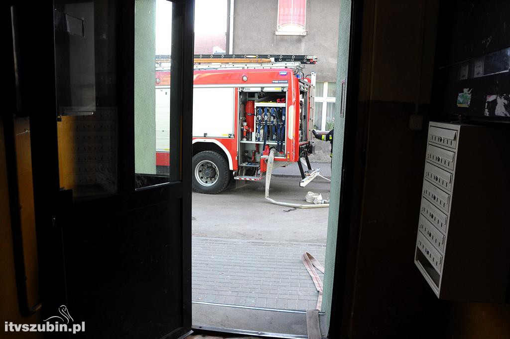 Zadymienie kamienicy w Szubinie