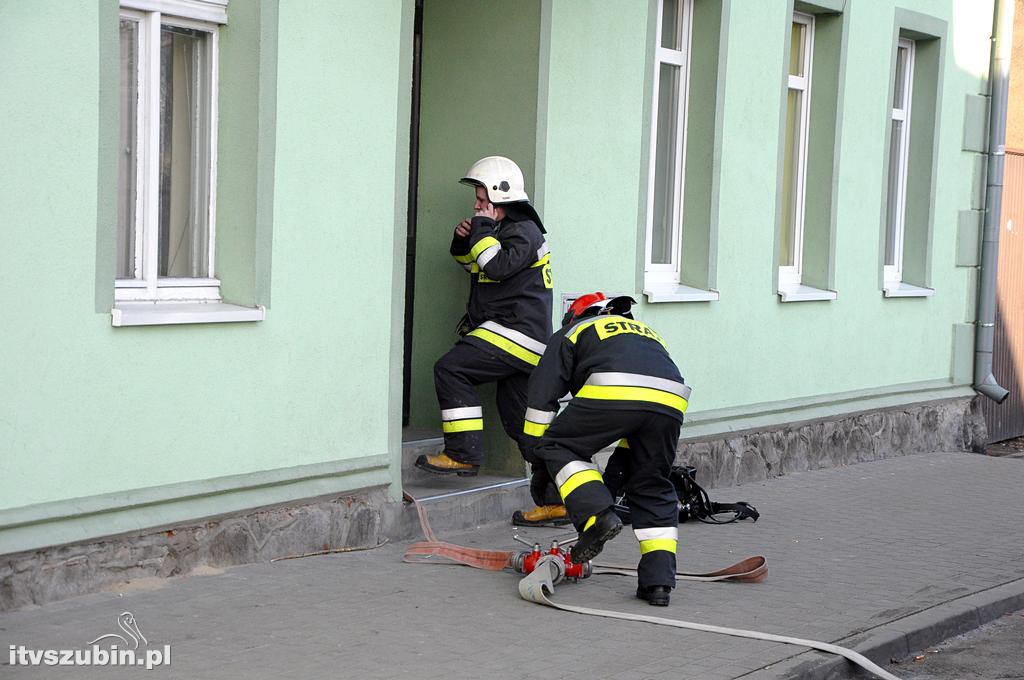 Zadymienie kamienicy w Szubinie