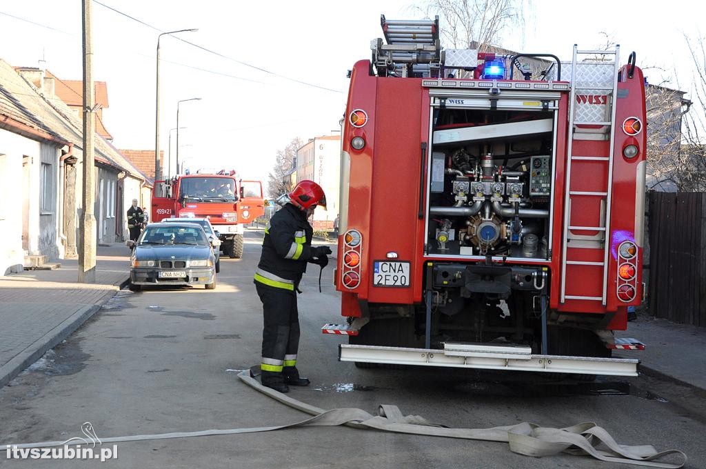 Zadymienie kamienicy w Szubinie