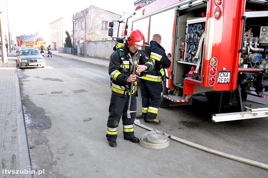 Zadymienie kamienicy w Szubinie