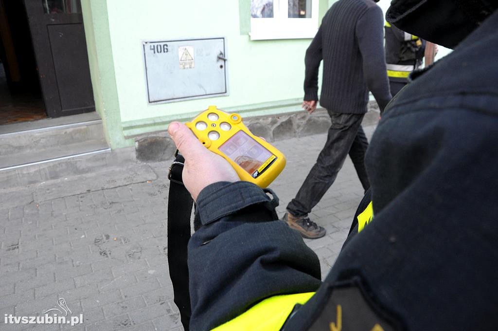 Zadymienie kamienicy w Szubinie