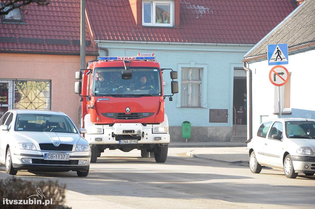 Zadymienie kamienicy w Szubinie