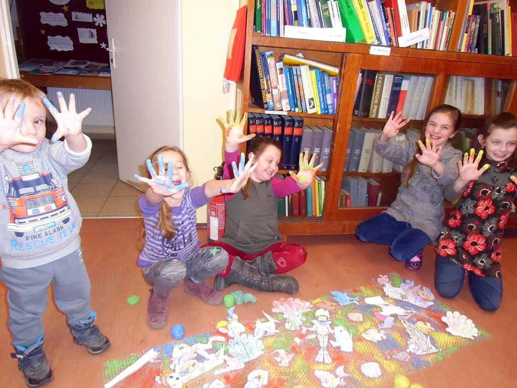 Ferie w bibliotece w Chomętowie