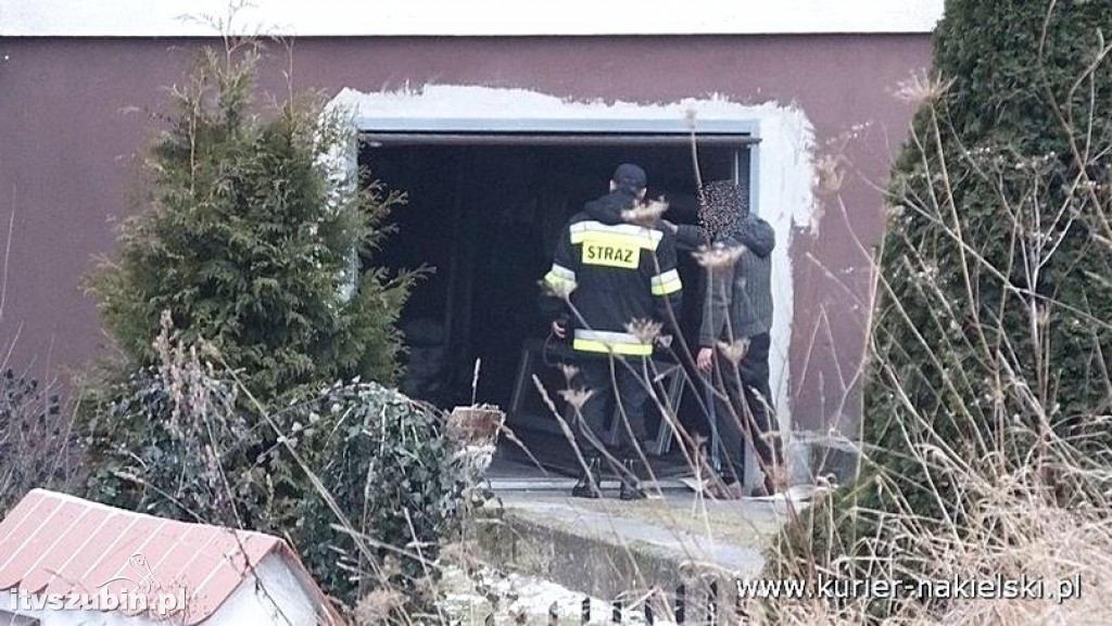 Pożar w budynku mieszkalnym w Nakle