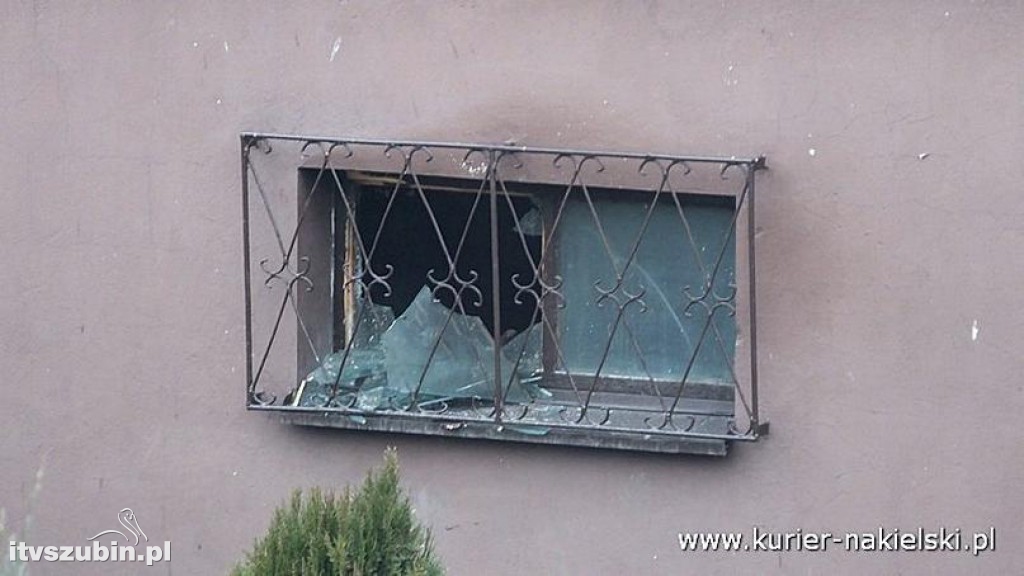 Pożar w budynku mieszkalnym w Nakle