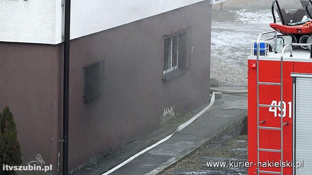 Pożar w budynku mieszkalnym w Nakle