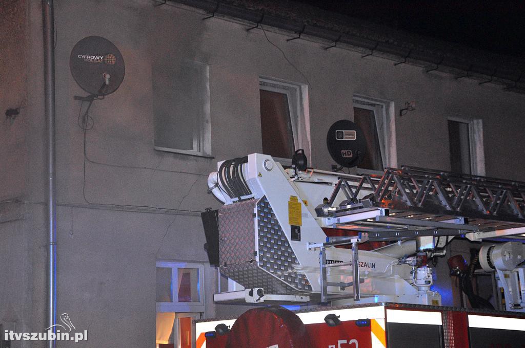 Pożar w domu wielorodzinnym