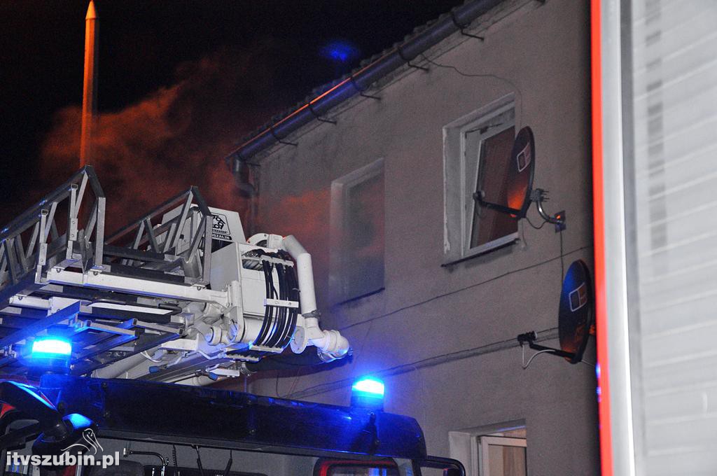 Pożar w domu wielorodzinnym