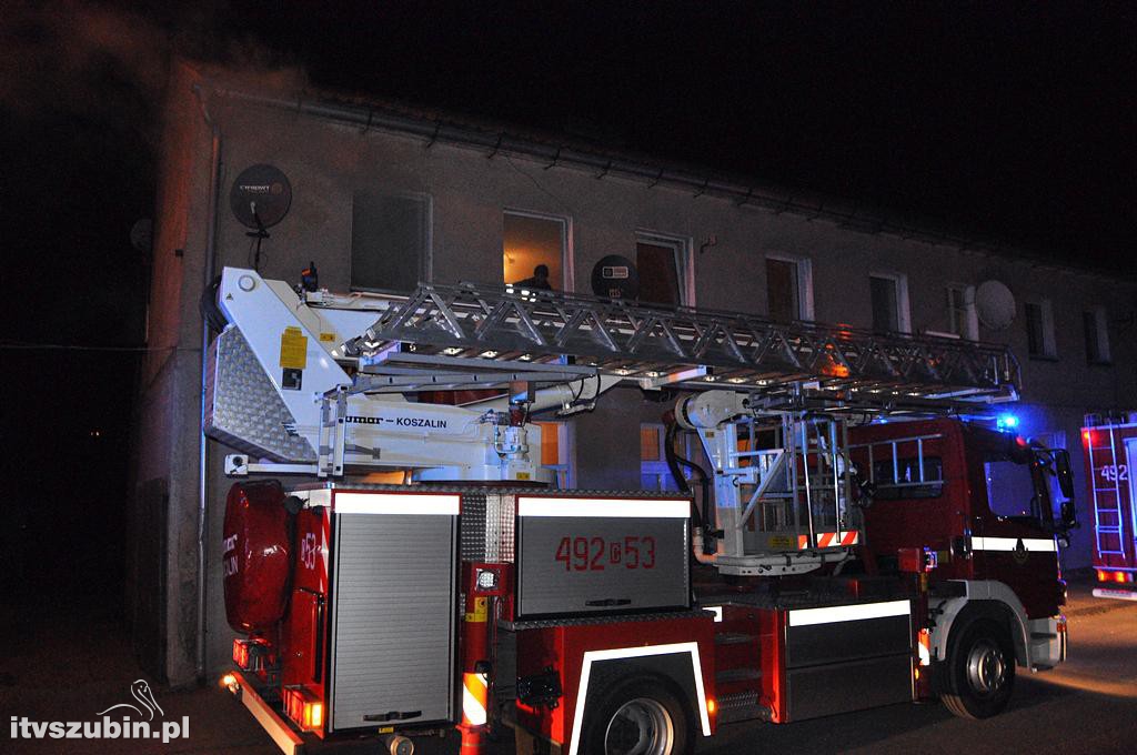 Pożar w domu wielorodzinnym