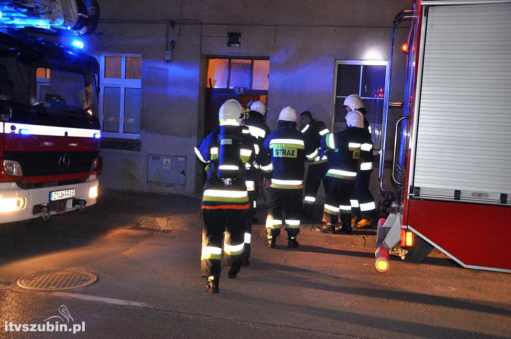 Pożar w domu wielorodzinnym