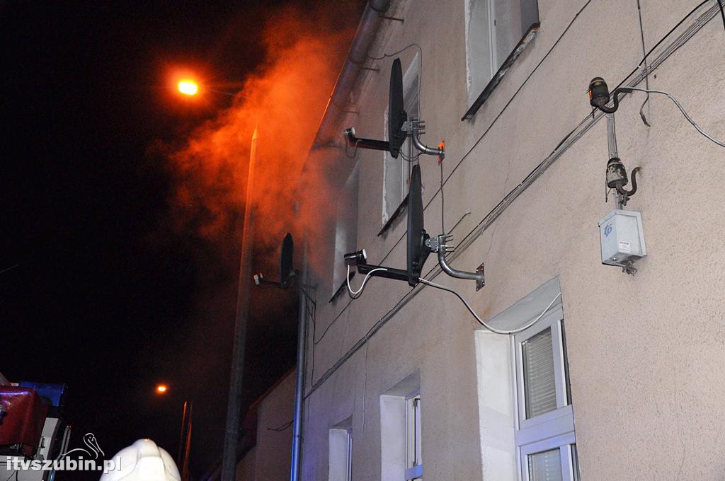 Pożar w domu wielorodzinnym