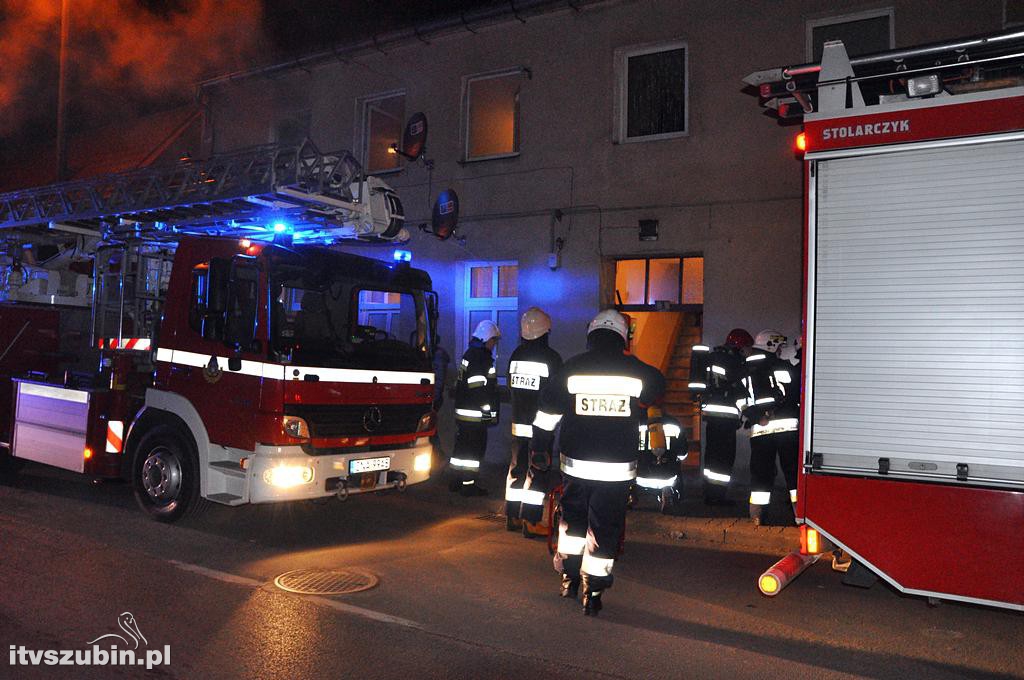 Pożar w domu wielorodzinnym