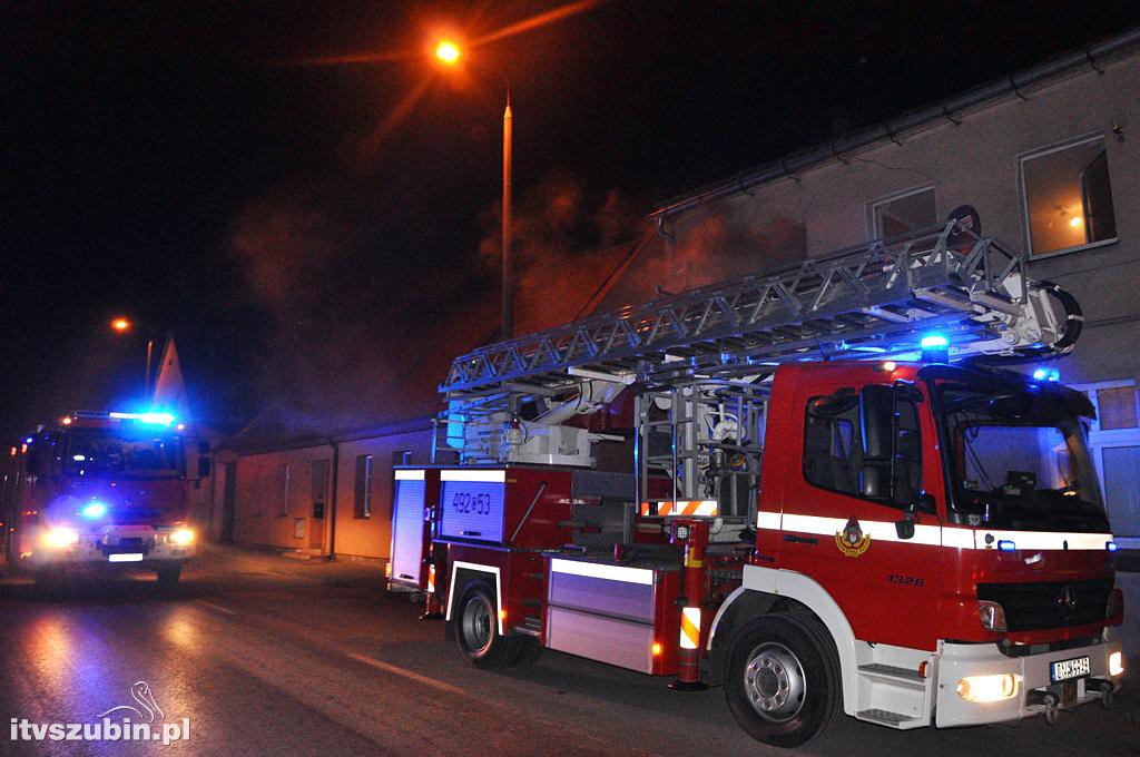 Pożar w domu wielorodzinnym