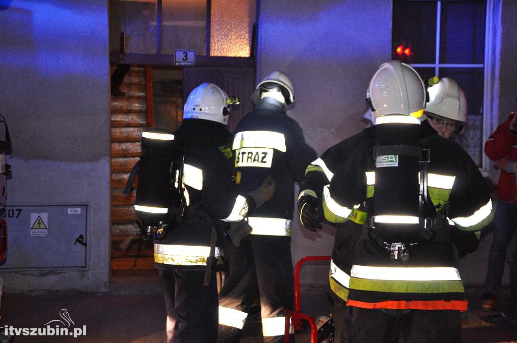 Pożar w domu wielorodzinnym