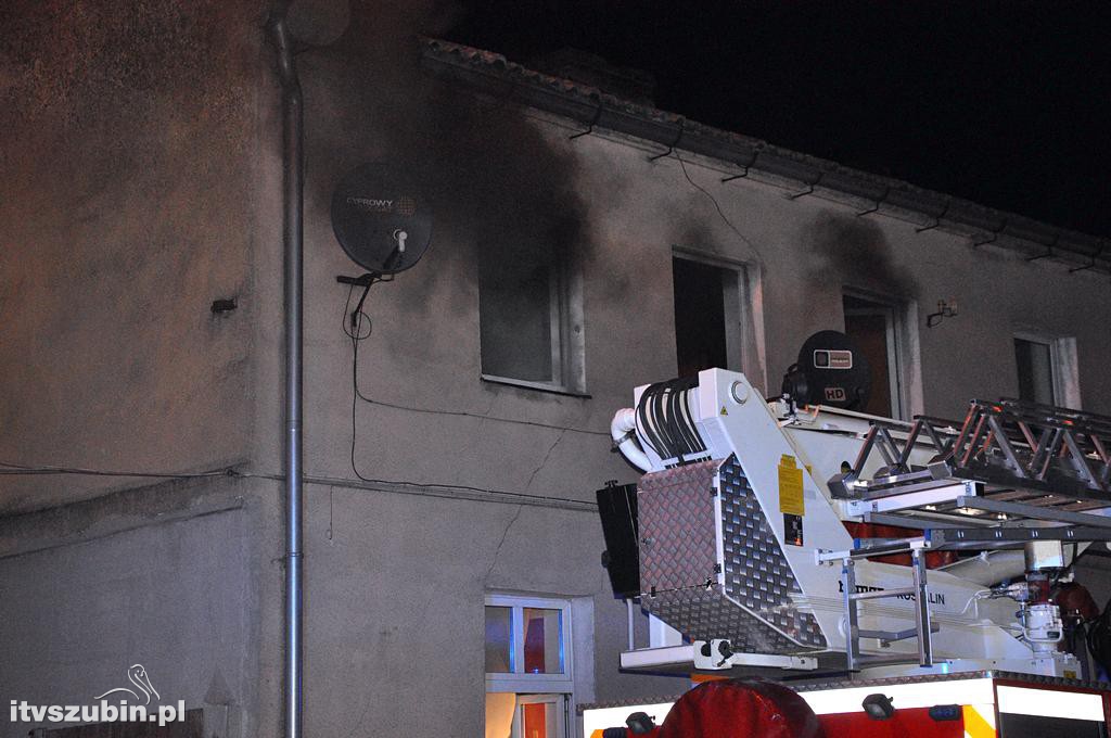 Pożar w domu wielorodzinnym