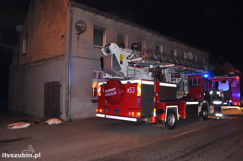 Pożar w domu wielorodzinnym