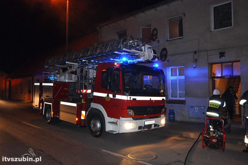 Pożar w domu wielorodzinnym