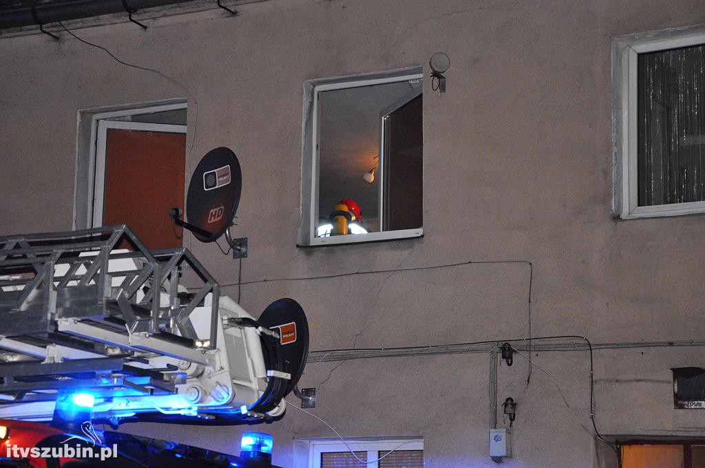 Pożar w domu wielorodzinnym